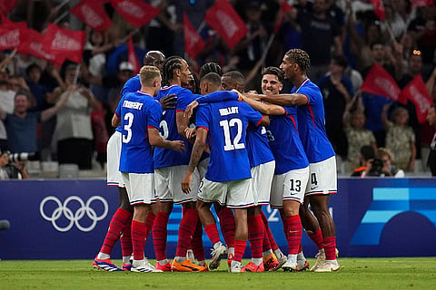 Michael Olise scored his side's second goal against United States
